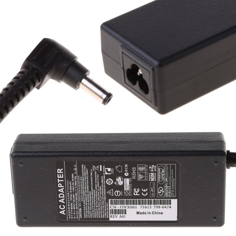 2.5*5.5mm Laptop AC Adapter Power Supply Charger for Toshiba ASUS 19V 4.74A 90W M05