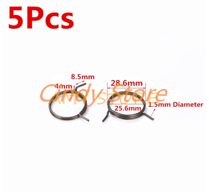 5Pcs Door Handle Springs Internal Door Lever Knob Latch Replacement Coil Torsion Spring for Repairing