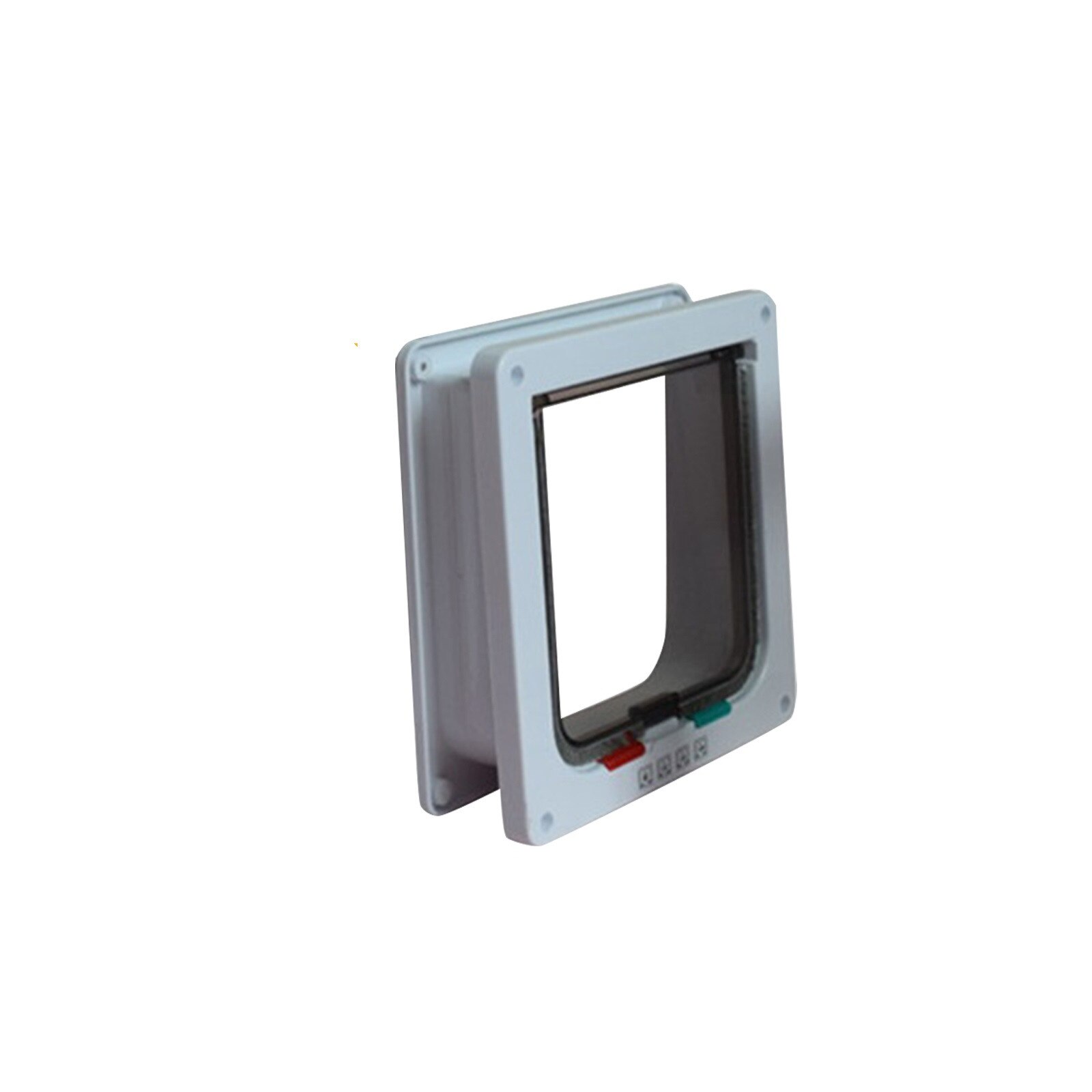 40 # chien maison porte chien porte Abs matériel plastique porte ouverture Installation Push-pull visuellement Transparent portes rampes