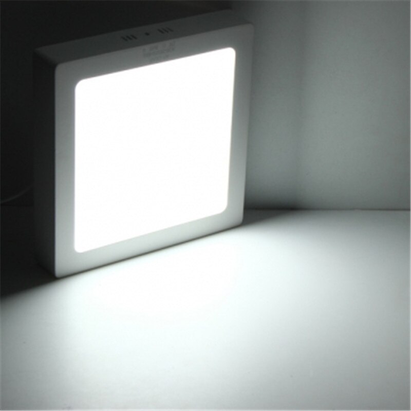 Ultra Heldere 9W 15W 25W Led Panel Light Vierkante Vorm Led Opbouw Plafondlamp AC85-265V, led Driver Omvatten: Cold White 6000K / 25W Square