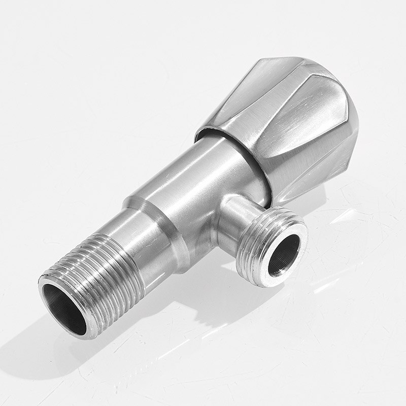 Single Cold Water Triangle Valve USU304 Stainless Steel Filling Valves Ceramic Spool Angle Valve For Toilet kitchen SJF-08-1