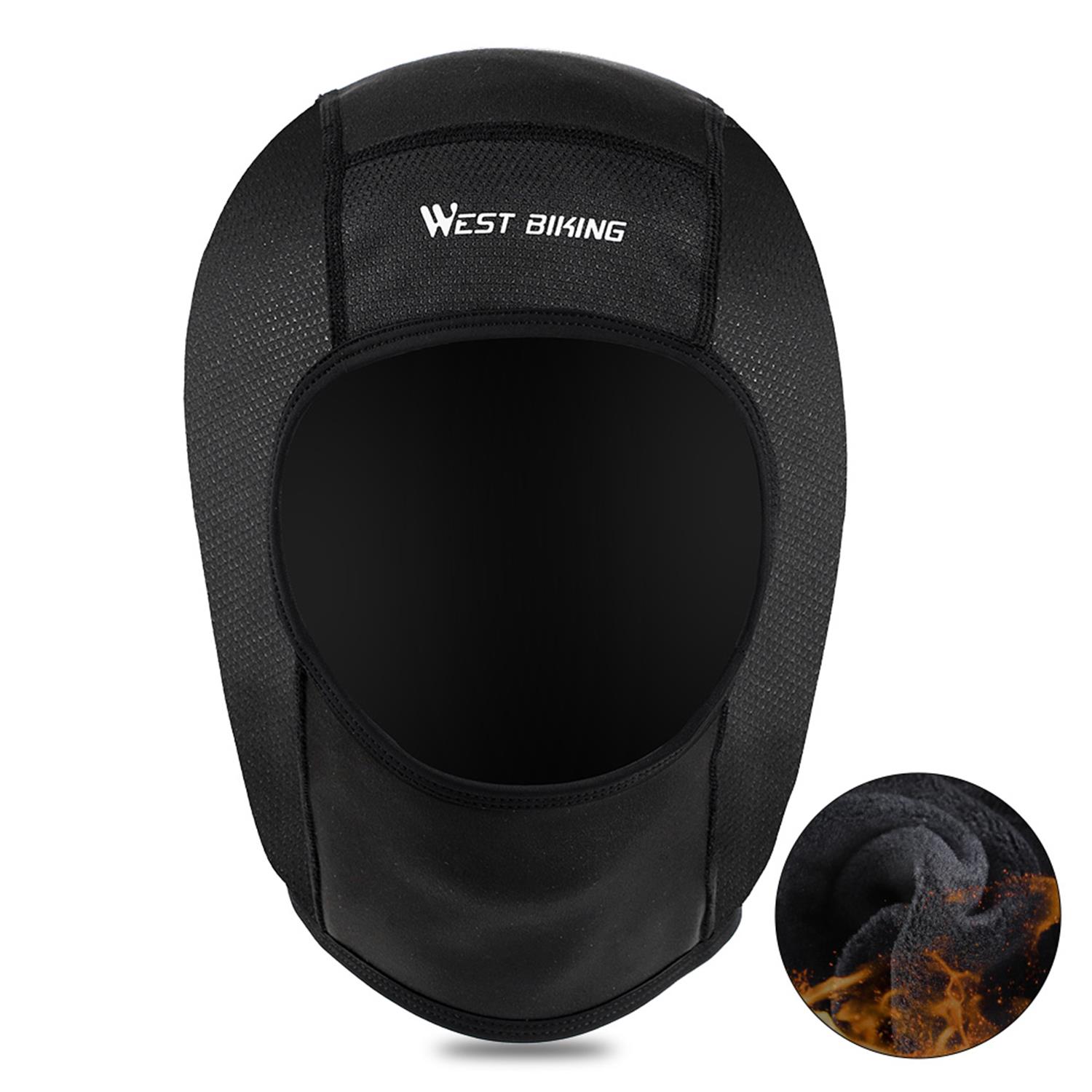 Breathable Waterproof Bicycle Cap Cycling Helmets Inner Caps Anti-Sweat Hat Under Helmet Lining Caps Warm Outdoor Neck Sleeve