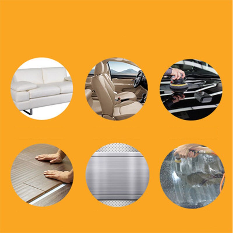 Pneumatic leather cleaning machine car interior cleaning machine triangle waxing machine polishing machine wind mill