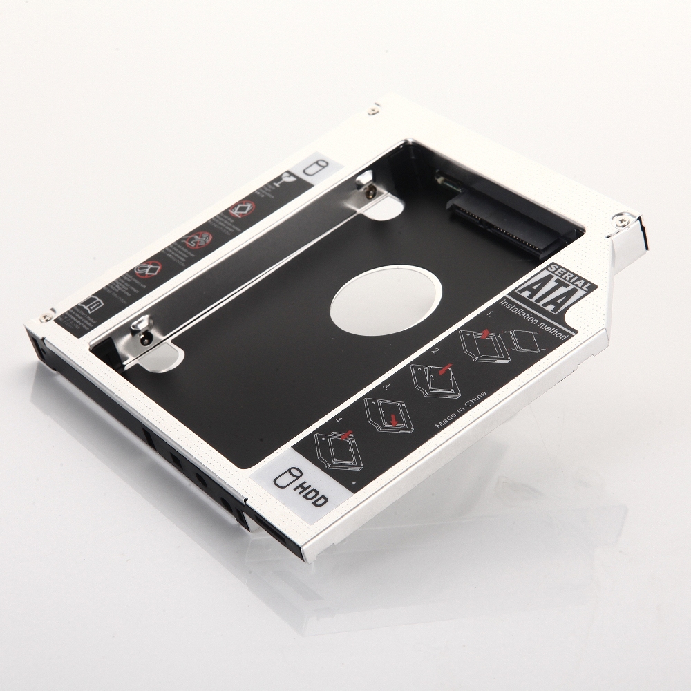 12.7mm 2nd HDD SSD Harde Schijf Optische bay Caddy Frame Adapter voor DELL Vostro 1014 1015 1088 1220 3400 3450 3500 3700 3750