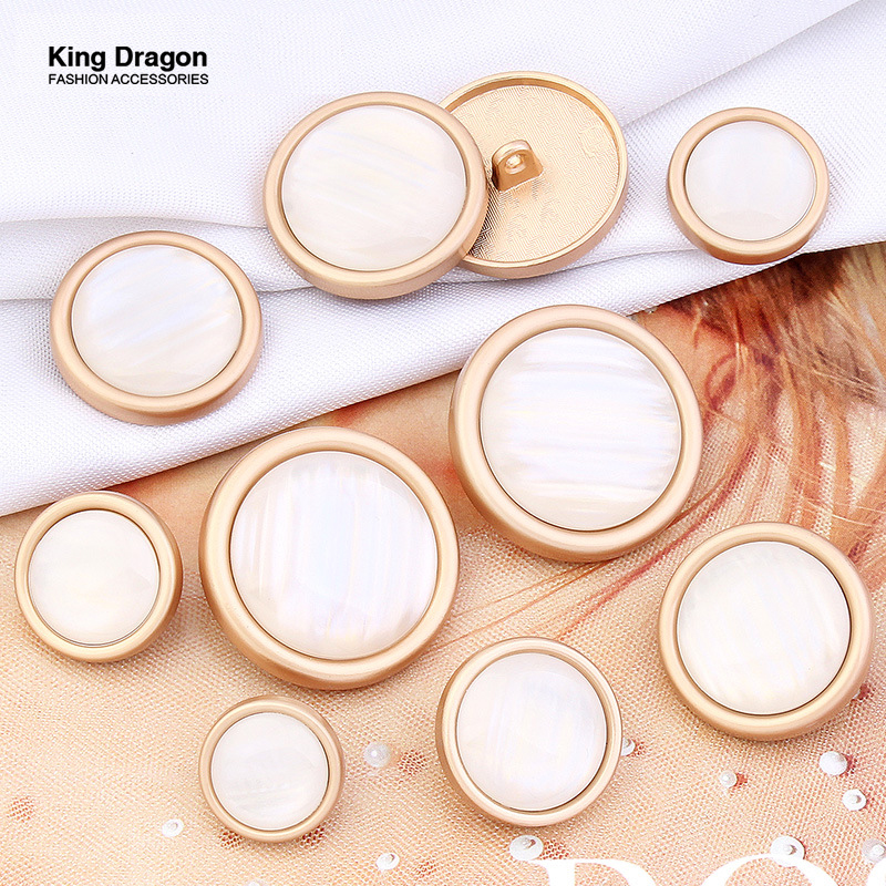Metal Gold Cat Eye Suit Buttons For Clothes 6PCS 15MM-28MM Needlework Sewing