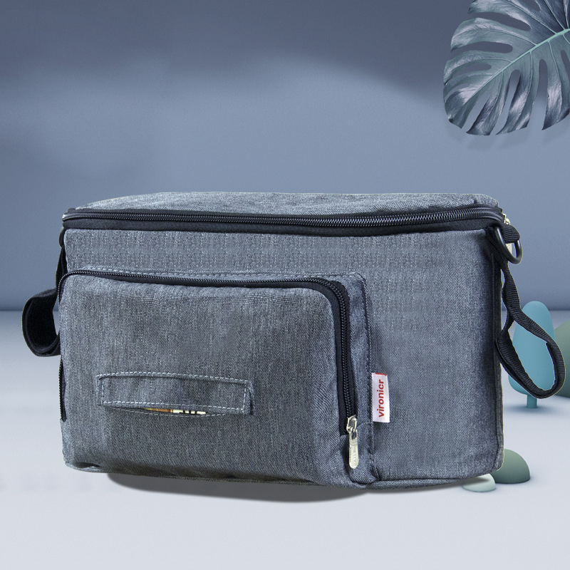 Kinderwagen Organizer Bag Mom Kinderwagen Accessoires Hooking Reistas Voor Rolstoel Kinderwagen Wandelen Mum Kinderwagen Zakken: Blauw