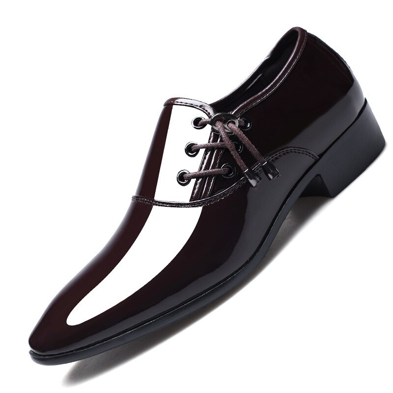 Kjole sko menn oxford lakk herre & #39 ;s kjole sko forretningssko menn oxford skinn zapatos de hombre de vestir formal 89