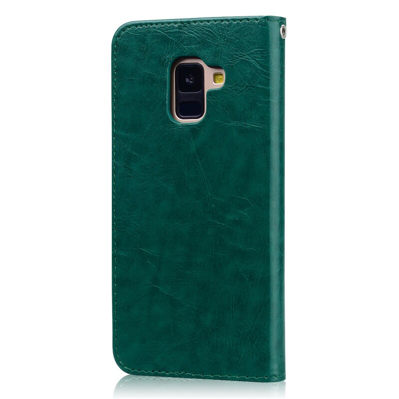 Leather Flip Case Voor Samsung Galaxy A8 Case Samsung Galaxy A8 Plus Een 8 Case Wallet Phone Case voor Galaxy A8 Case