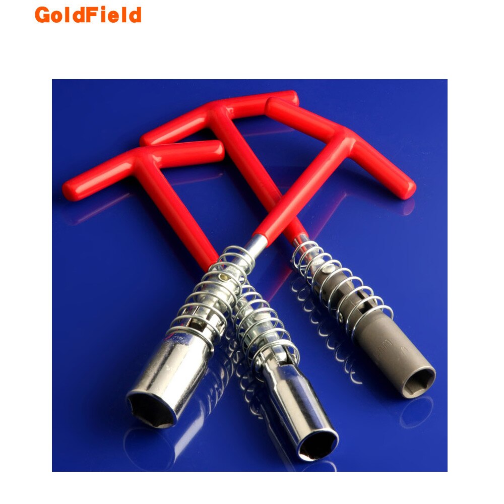 T-Handle Universal Joint Spark Plug Wrench Socket PVC coating toolking