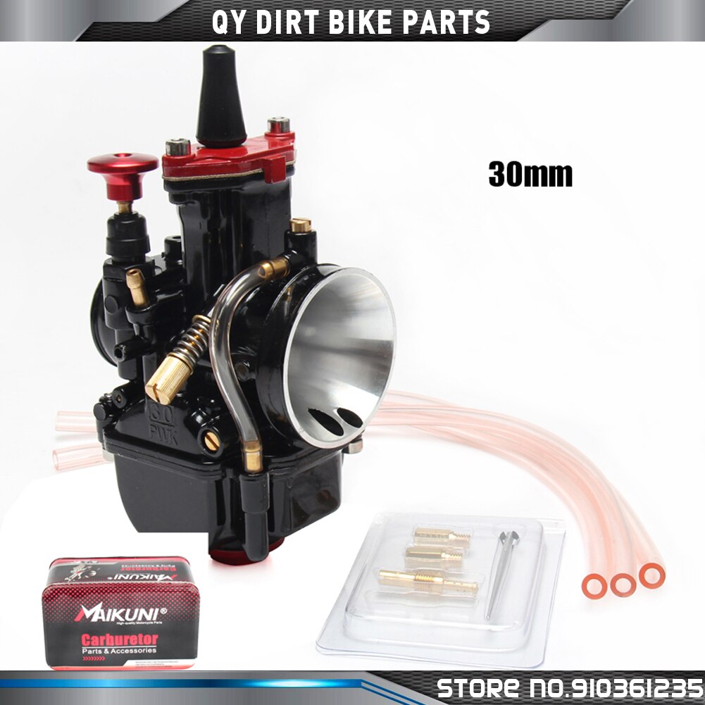 High performance Universal Modification Motorcycle Carburetor 21mm 24mm 26mm 28mm 30mm 32mm 34mm PWK Power Jet Carburetor Carb: 30mm Maikuni