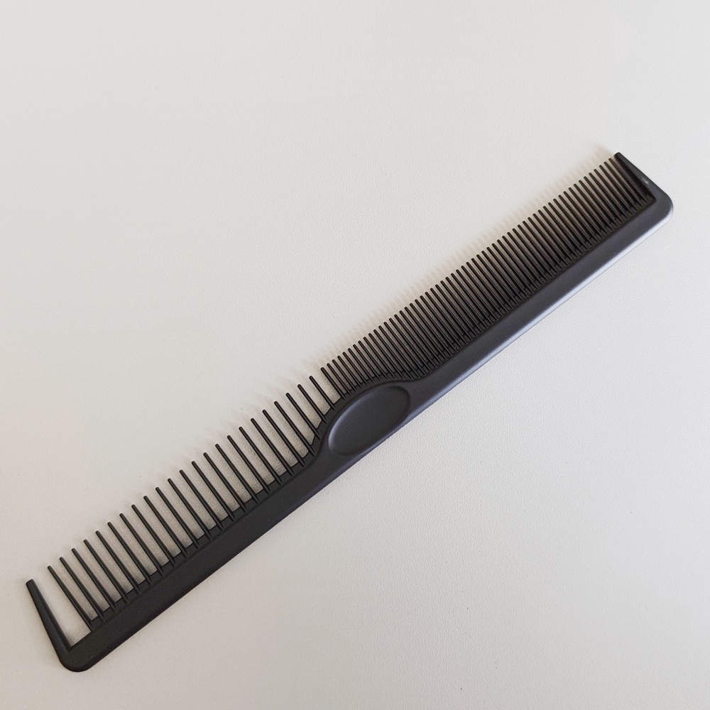 Doppelseitiger Breiter Feinzahnkamm Friseurkamm Haarbürsten Antistatischer Hitzebeständiger Kohlenstoffstahlkamm
