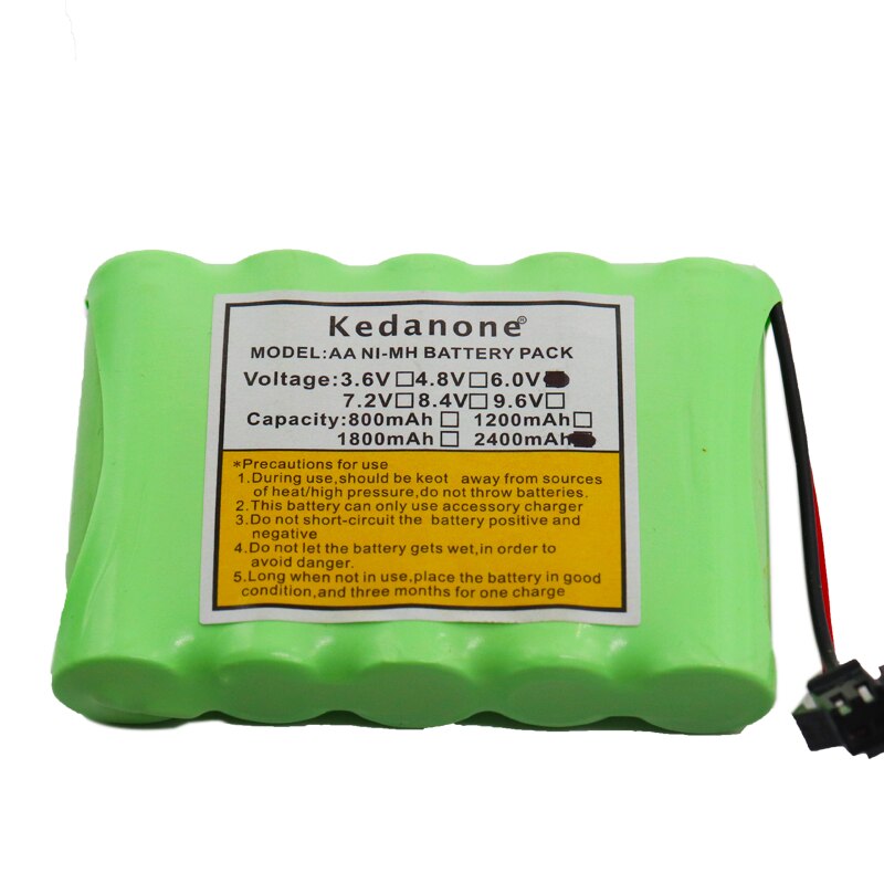 6v 2400mAh Ni-MH AA Battery Pack 6v AA Rechargeable battery pack For Remote Control Toys Electric RC Car cordless phone SM plug
