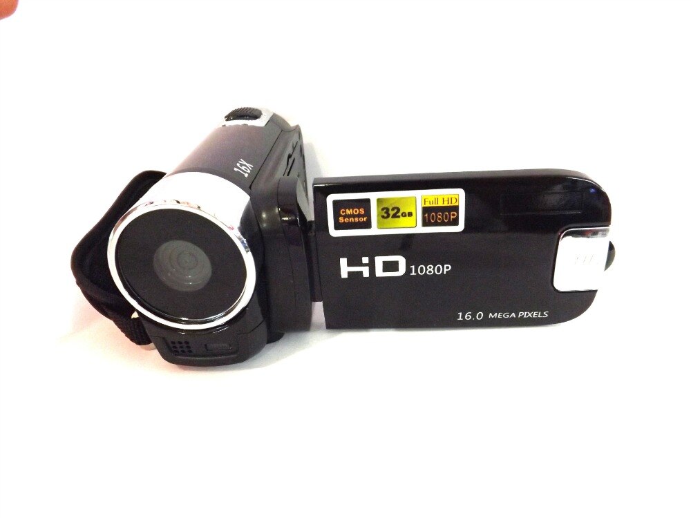 HD-100 1080P DVR définition Selfie Anti-secousse vidéo enregistrement Shoot LED appareil photo numérique caméscope pas de WiFi 16X Zoom numérique