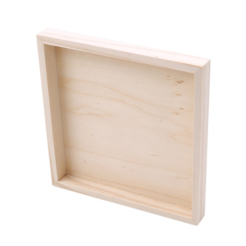 Collectie 1 Pcs Houten Plaat Voor Zeszijdige Schilderen Gebouw Puzzel Houten Pallet 12Cm X 12Cm Educatief Ontwikkeling Speelgoed