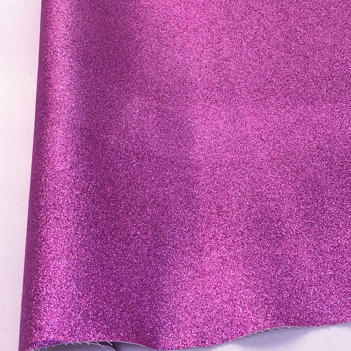 20*30CM Sparkly Fine Glitter PU Leatherette Sewing Fabric iridescent Sequins Faux Leather Craft Bows Bag Earring Making DIY: PURPLE