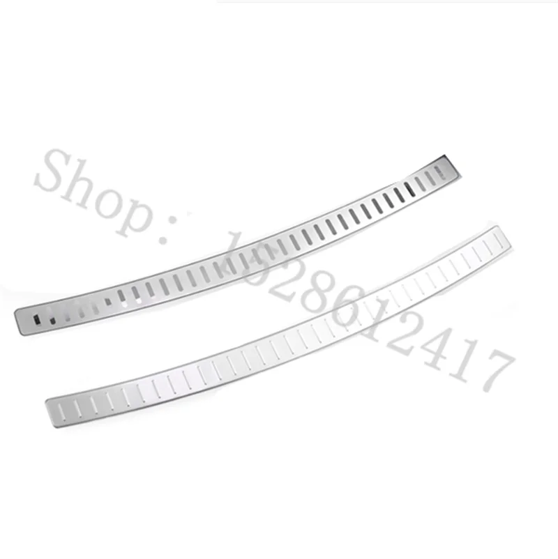 Para Volkswagen Sharan Protector de Parachoques Trasero de acero inoxidable alféizar maletero placa de rodadura embellecedor accesorios de coche