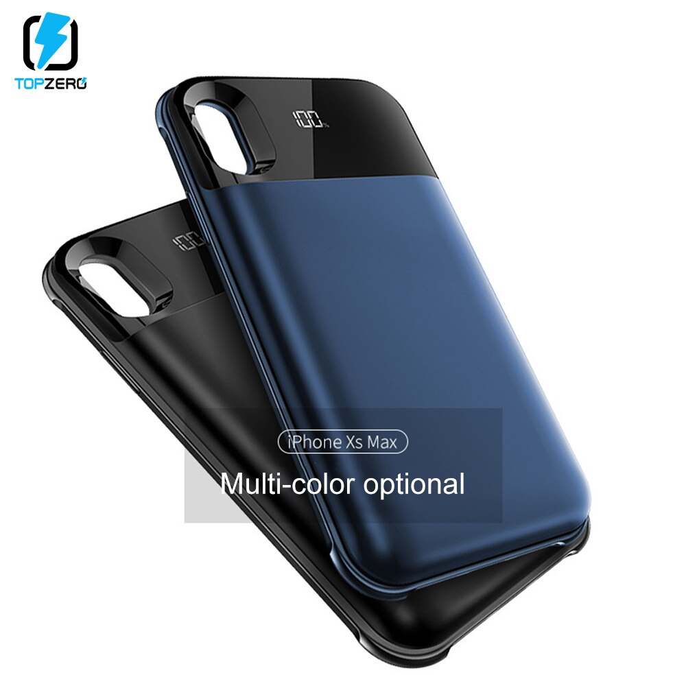 Batterideksel til iphone x xs magnetisk frakt powerbank-deksel til iphone xr powerbank batterilader-deksel til iphone xs max