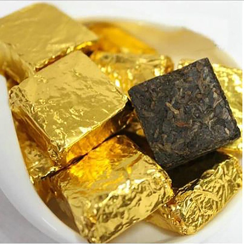 Didihou 100 Pcs Diy Voedsel Aluminiumfolie Papier 10 Kleuren Chocolade Snoep Verpakking Party Verjaardag Wrapper Folie Papier Sticker 8X8 Cm