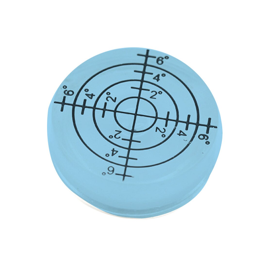Universel runde 32*7mm vaterpas boble mini bullseye niveau boble til stativ møbler ramme måling instrument værktøj: Blå