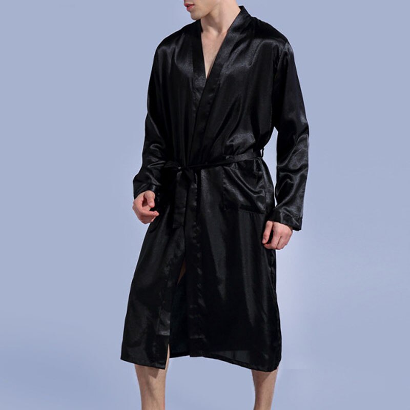 Albornoz de verano y otoño para hombre, ropa de dormir de talla grande estilo fino, 8XL, 7XL, 6XL, busto, 138cm