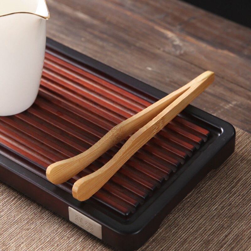 Kitchen Accessories Tea Set Tea Clip Bamboo Wooden Tea Tongs Tea Ceremony Six Gentlemen Cup Clip Tea Clip Pu'er Tea Tea Tweezers
