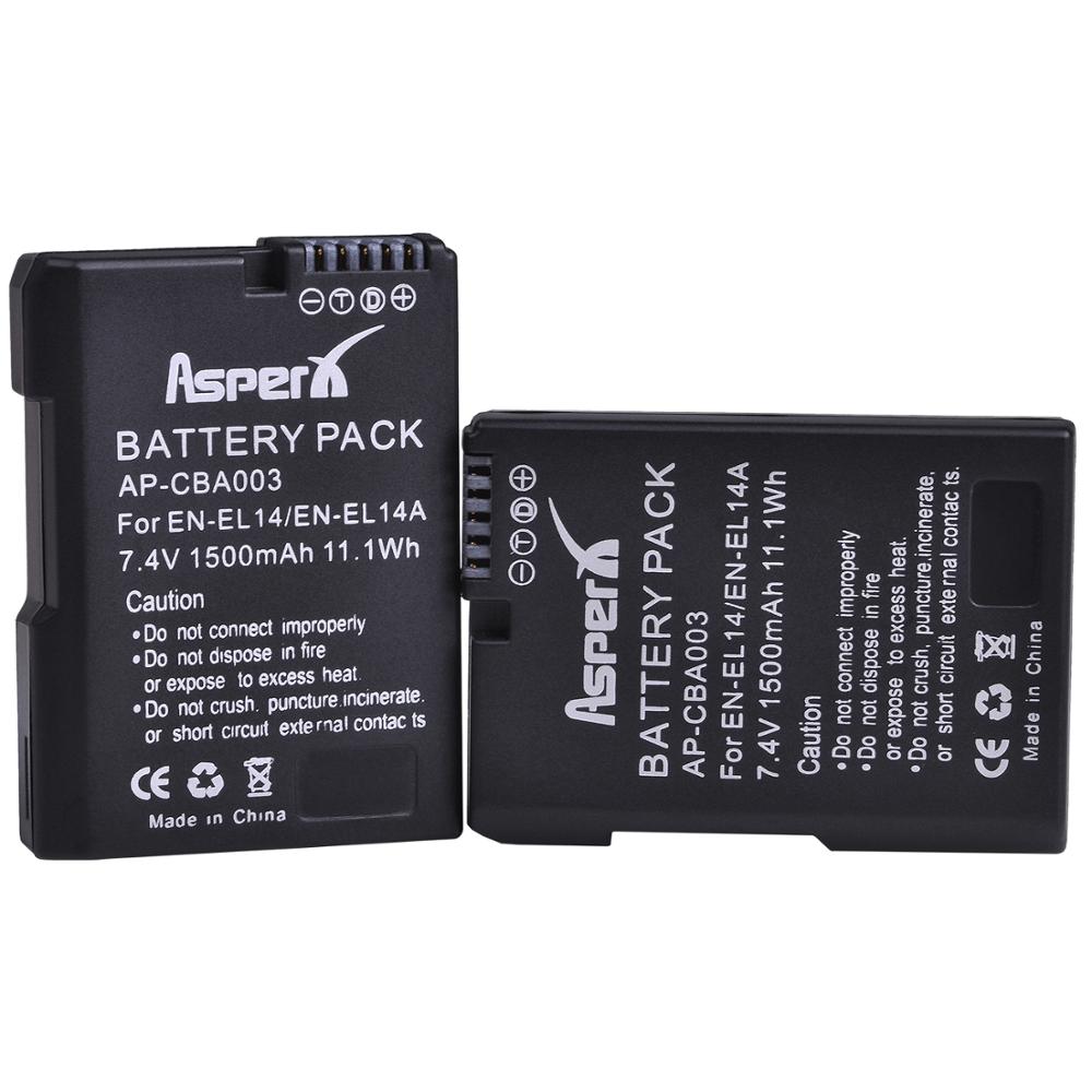 4 kpl en -el14a en -el14 en el14 akku + lcd usb kaksoislaturi nikon akulle  d5500 d5300 d3300 d5100 d5200 d3100 d3200 p7000