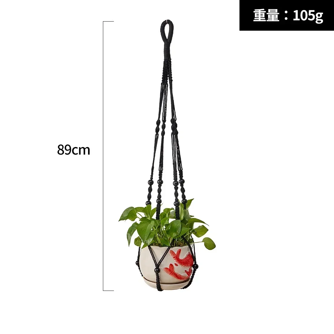 Support fait main pour pots de fleurs, jardinière de jardin de cour, pot de panier, trépied pour vases, décoration d'intérieur: Gris clair