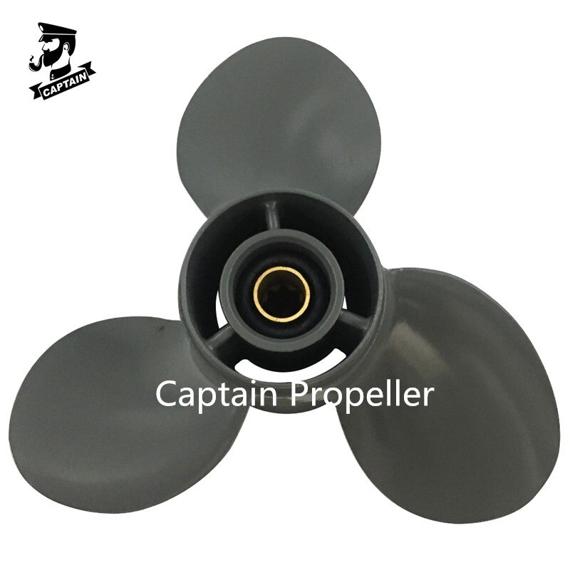 Outboard Propeller 9 1/4X9 Fit Honda Outboard Engine BF8D/BF9.9D, BF9.9/BF15A, BF15D/BF20D 8 Tooth Spline RH 58130-ZV4-009AH