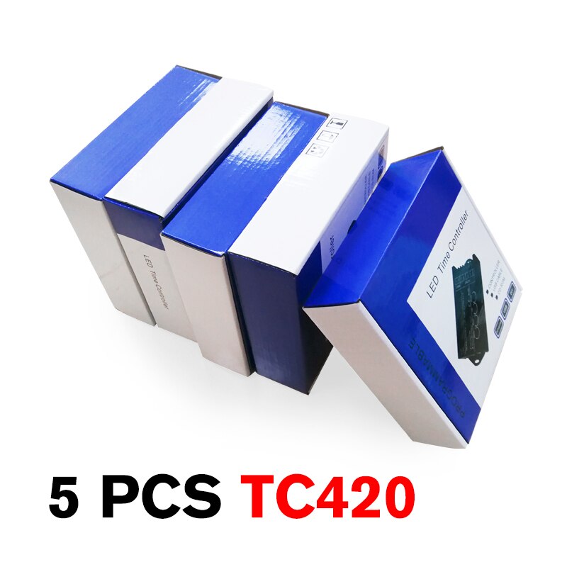 Verbeterde TC420 TC421 Tijd Programmeerbare 5 Ch Output Led Strip Licht Controller, Veel Gebruikt In Aquaria, aquarium, Plant Grow