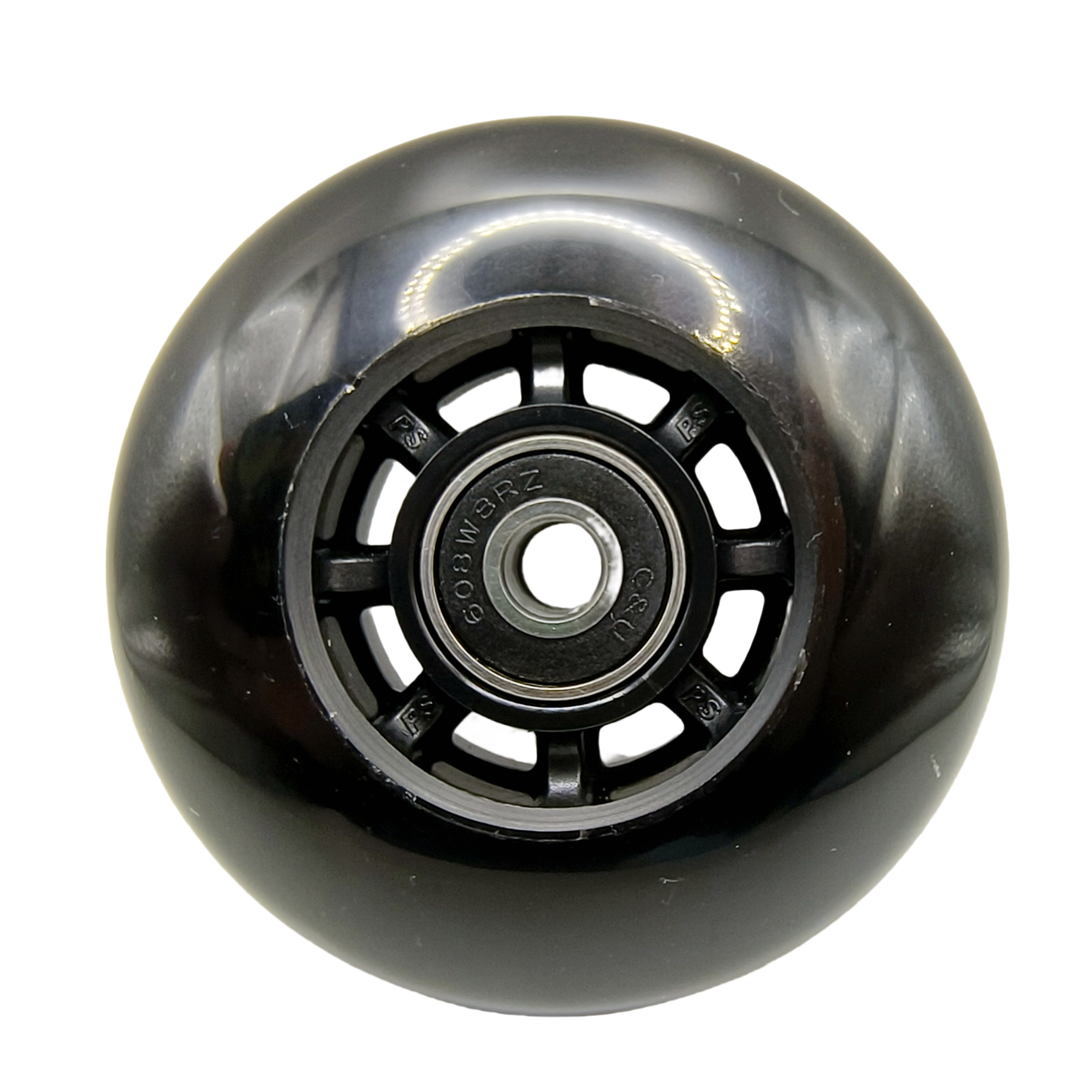 Rollschuhrad schwarz 85A 80mm 76mm FSK-Rad Inline-Rolle 80x24mm