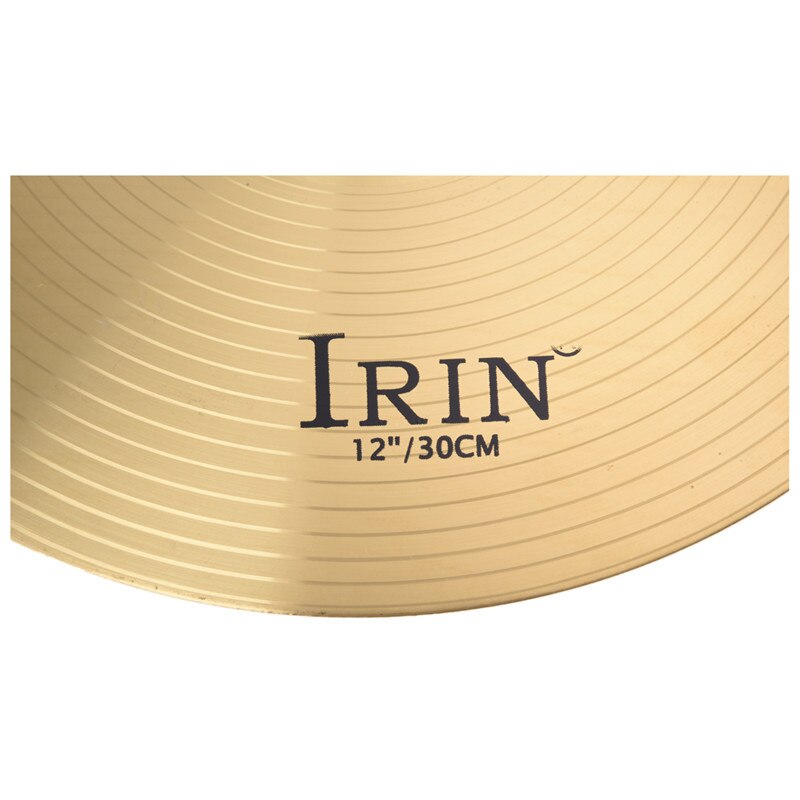 Irin 12 inch messing crash ride hihat bekkens box drum set duurzame messinglegering bekkens voor spelers beginners percussie-instrument