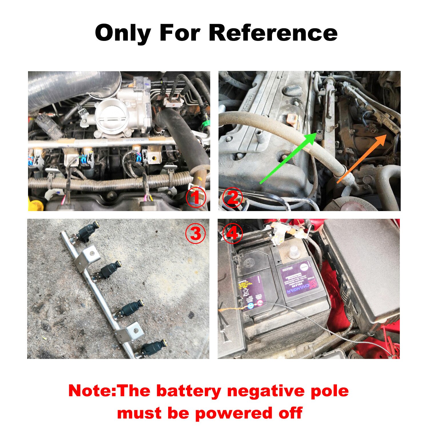 8x Fuel Injectors For Chevrolet Silverado 1500 Avalanche Suburban Tahoe Colorado Cadillac Escalade ESV EXT 2007 - 17113553