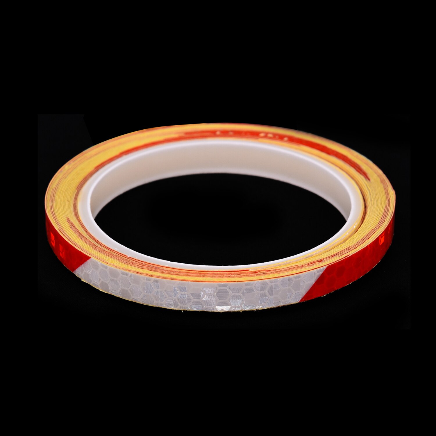 8M Wiel Strips Fiets Auto Tape Voor Fiets Decor Sticker Velg Streep Reflecterende \ T: Red White