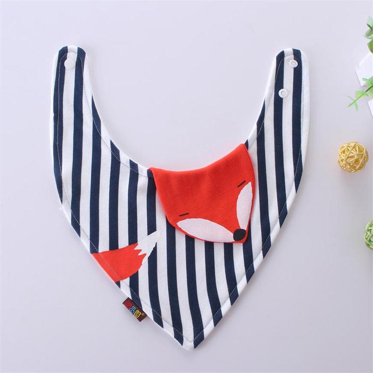 Baby Bibs Waterproof Triangle Cotton Cartoon Child Baberos Bandana Bibs Babador Dribble Bibs Newborn Slabber Absorbent Cloth