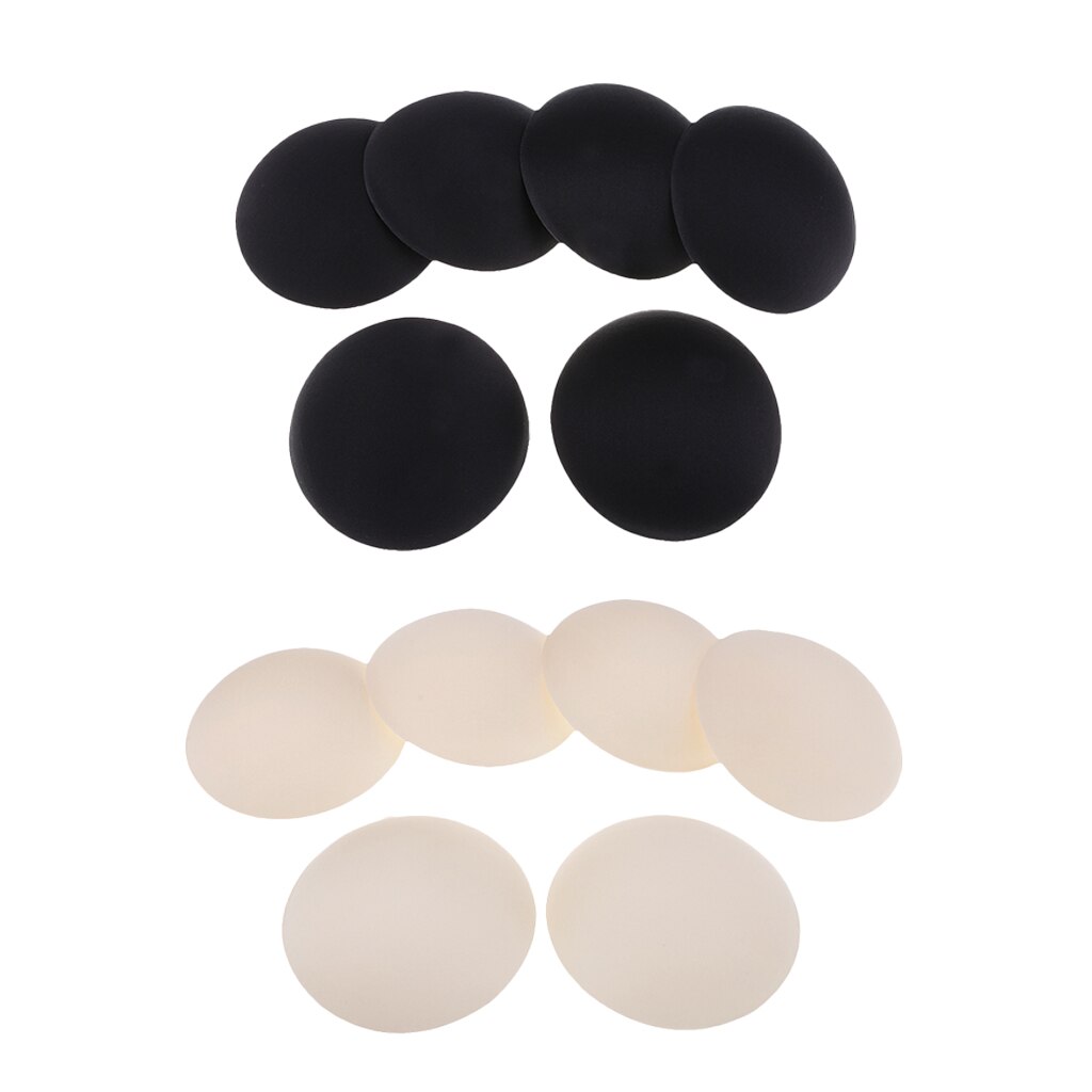 Sujetador de copas inteligente extraíble redondo, almohadillas para bañadores, deportes, 6 pares