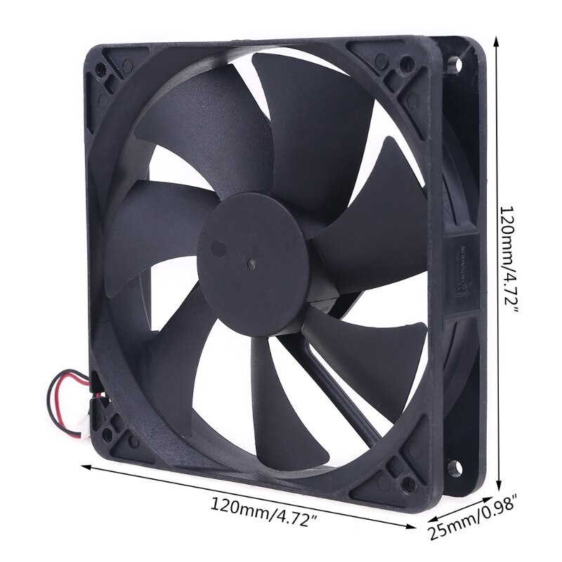 Original Server Cooling Fan for Yate Loon D12SM-12 DC 12V 0.30A 120*120*25MM 12CM for Ant Miner FAN