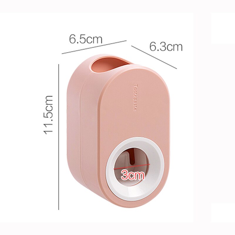 Toothpaste Squeezer Set With Toothbrush Holder Adhesive Automatic Toothpaste Dispenser For Kid Adult Bathroom badkamer accessory