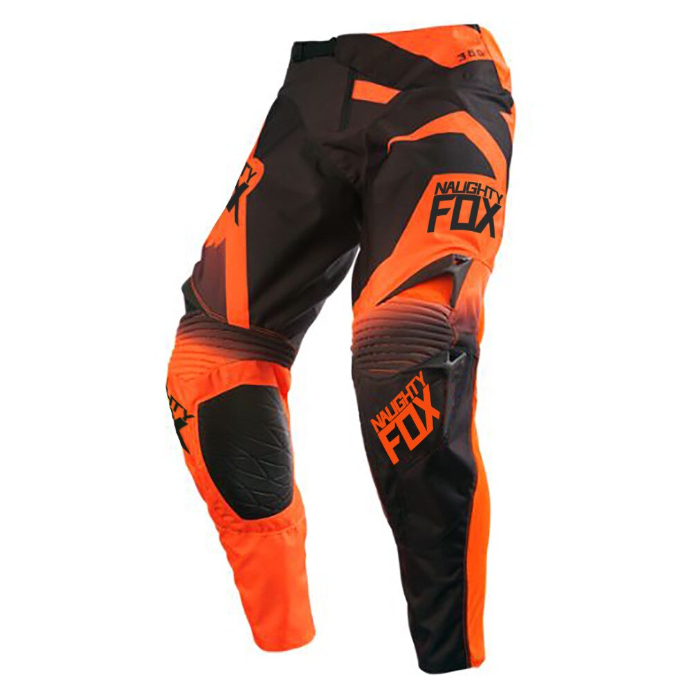 Delicate Fox Mountain Bike Downhill Pants AMX Bicycle BMX Riding DH MTB Pants Motocross racing Rally Pants: Orange / 38