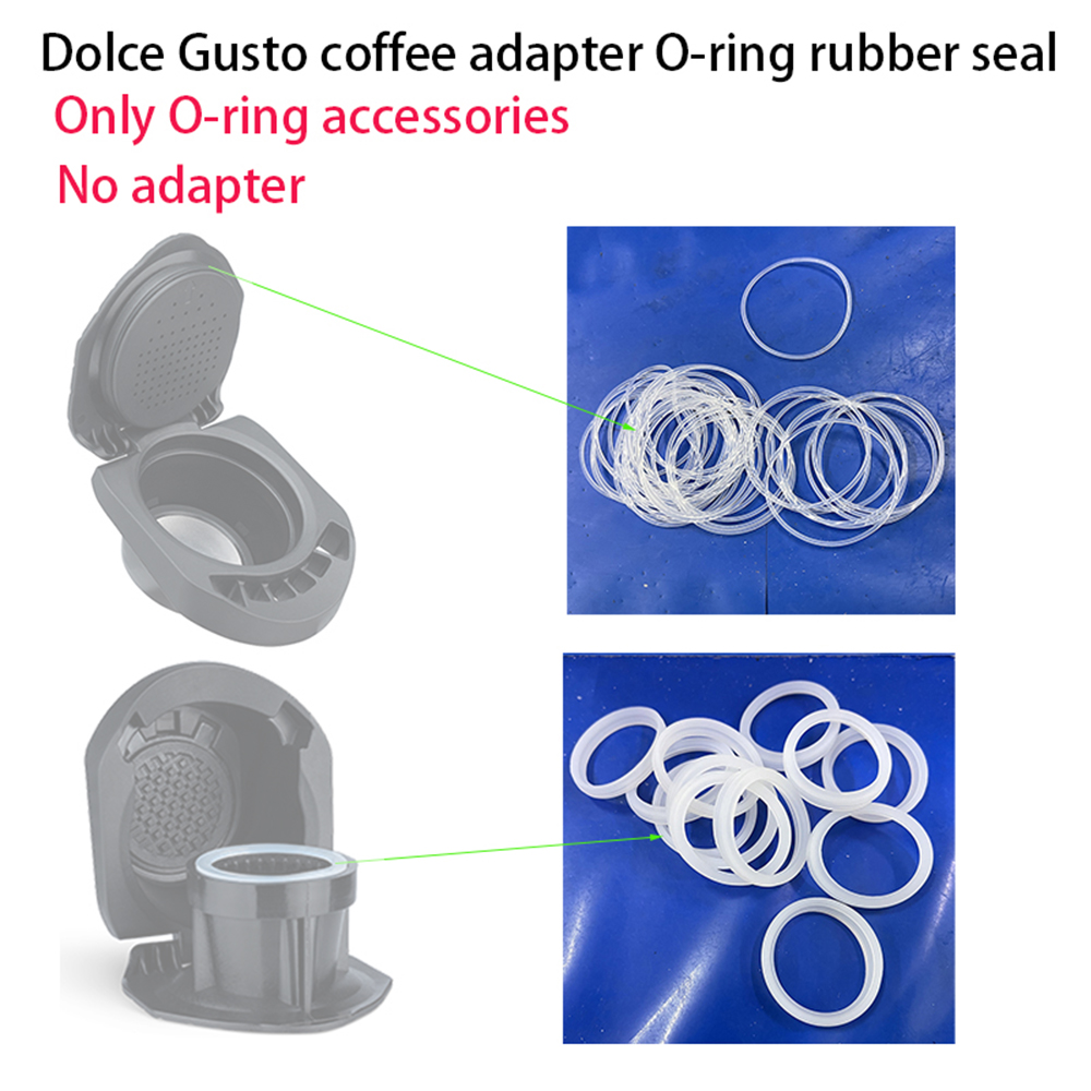 Dolce Gusto Koffie Adapter O-Ring Rubber Afdichting Alleen O-Ring Koffiemachine Capsule Accessoires Bevatten Geen Adapter