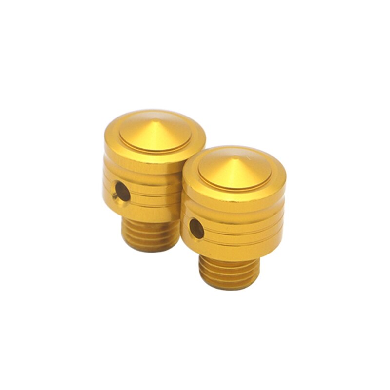 Rétroviseurs de moto adaptateur de rétroviseur latéral de moto boulons vis dans le sens des aiguilles d'une montre 10mm pour Honda Suzuki: Or
