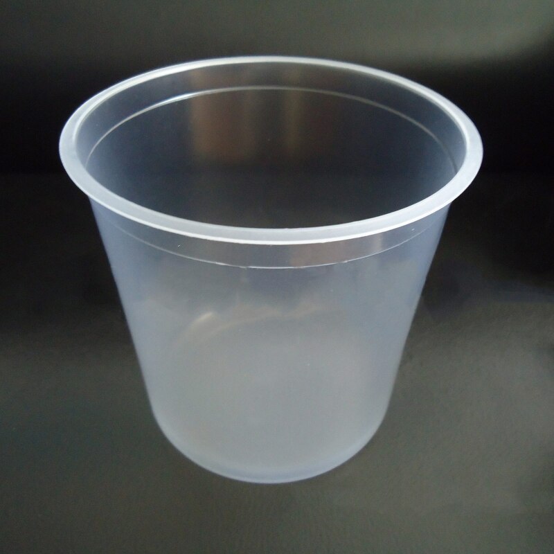Transparent Plastic Paint Mixing Cups Inner Cup with Lid For Accurate Mixing Of Paint And Liquids 600ML School Laboratory Cups