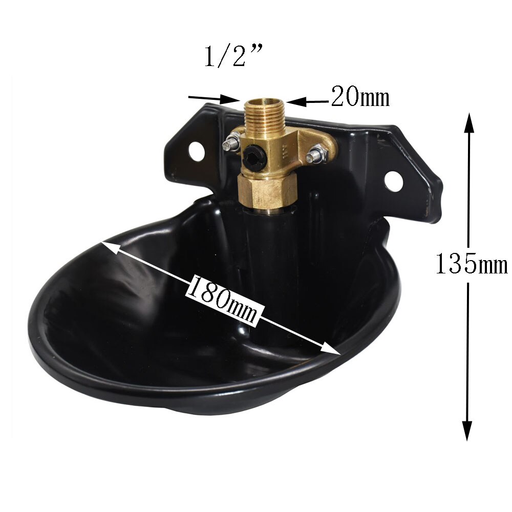 Bebedero automático de acero inoxidable para cabras y ovejas, taza dispensadora de válvula de cobre para lechones, perros y pantorrillas: Default Title
