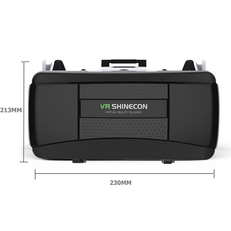 Original VR Virtual Reality 3D Glasses Box Stereo VR Smartphone Helmet For IOS Bluetooth Headset Cardboard Android Rocker K5J8