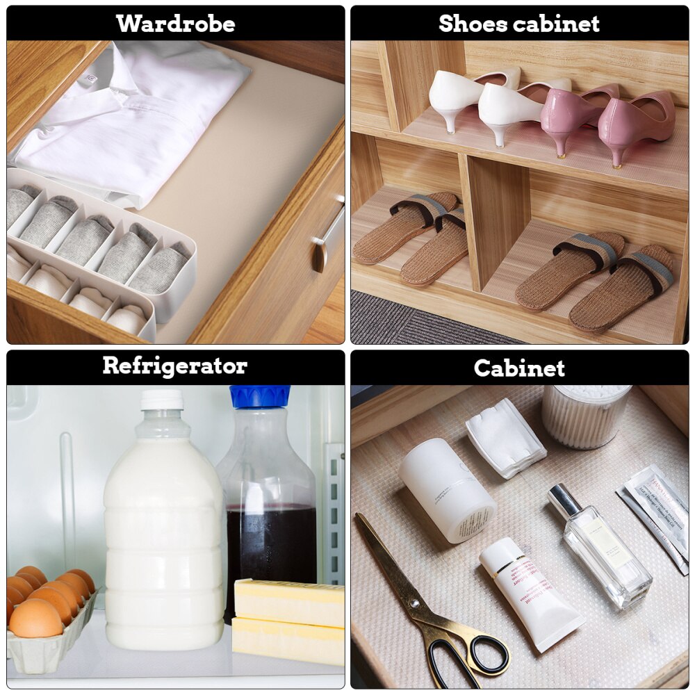 2 rollen waterdichte aanrechtblad afdekking lade onderlegger tafelmat kastvoering voor restaurant kantoor 200 x 43 cm