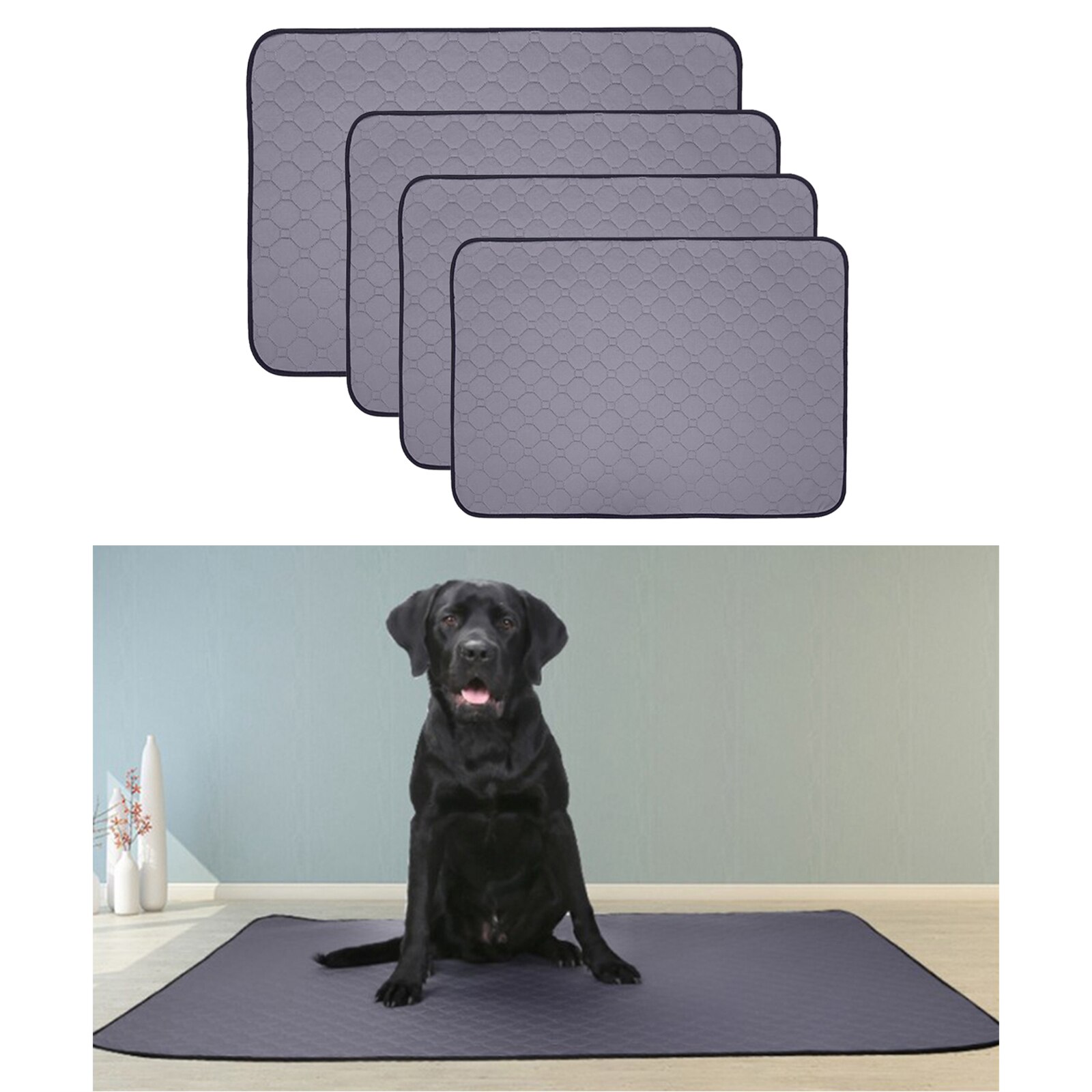 Coussin de pipi lavable de chat de chien de compagnie tampons de formation réutilisables d'urine de pot, couches