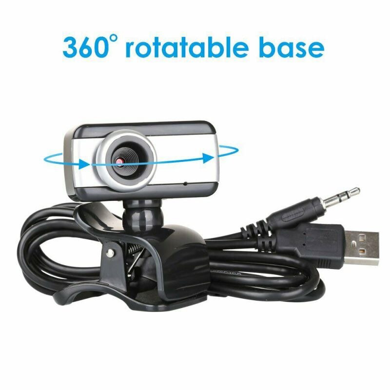 Rotatable USB 2.0 HD Webcam Camera 1080P With Microphone For PC Laptop Computer Desktop Bluetooth Wireless Accessories