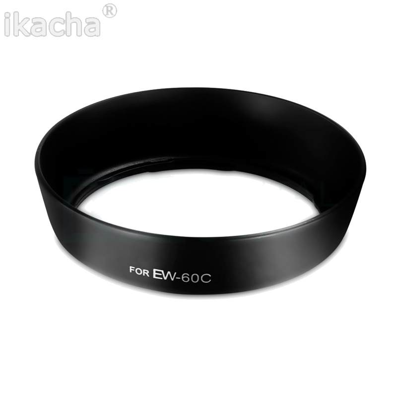 DSLR Camera Lens Hood Bayonet EW-60C EW60C for Canon EF-S 18-55mm f/3.5-5.6 IS II 58mm Lens