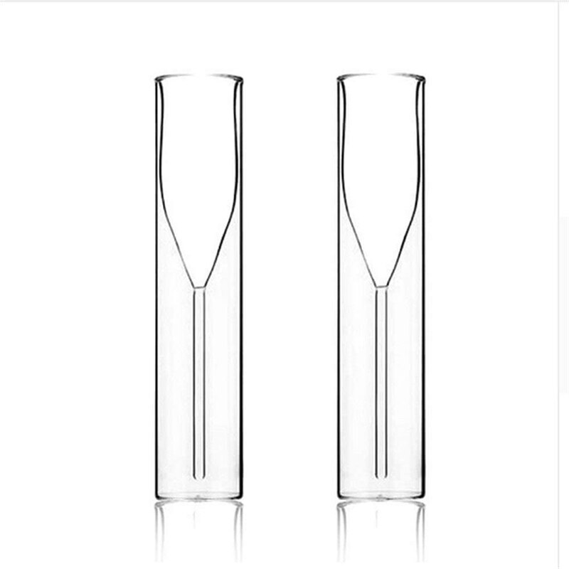 Wine Glass Champagne Glass Double Glass Flute Goblet Sparkling Wine Tulip Cocktail 4-piece Set