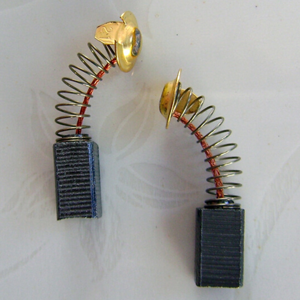 Cepillo de carbono de grafito mini motor, 6,5x7,5x13,5mm, para varias herramientas eléctricas, taladro eléctrico, motor de sierra circular, 10 Uds.