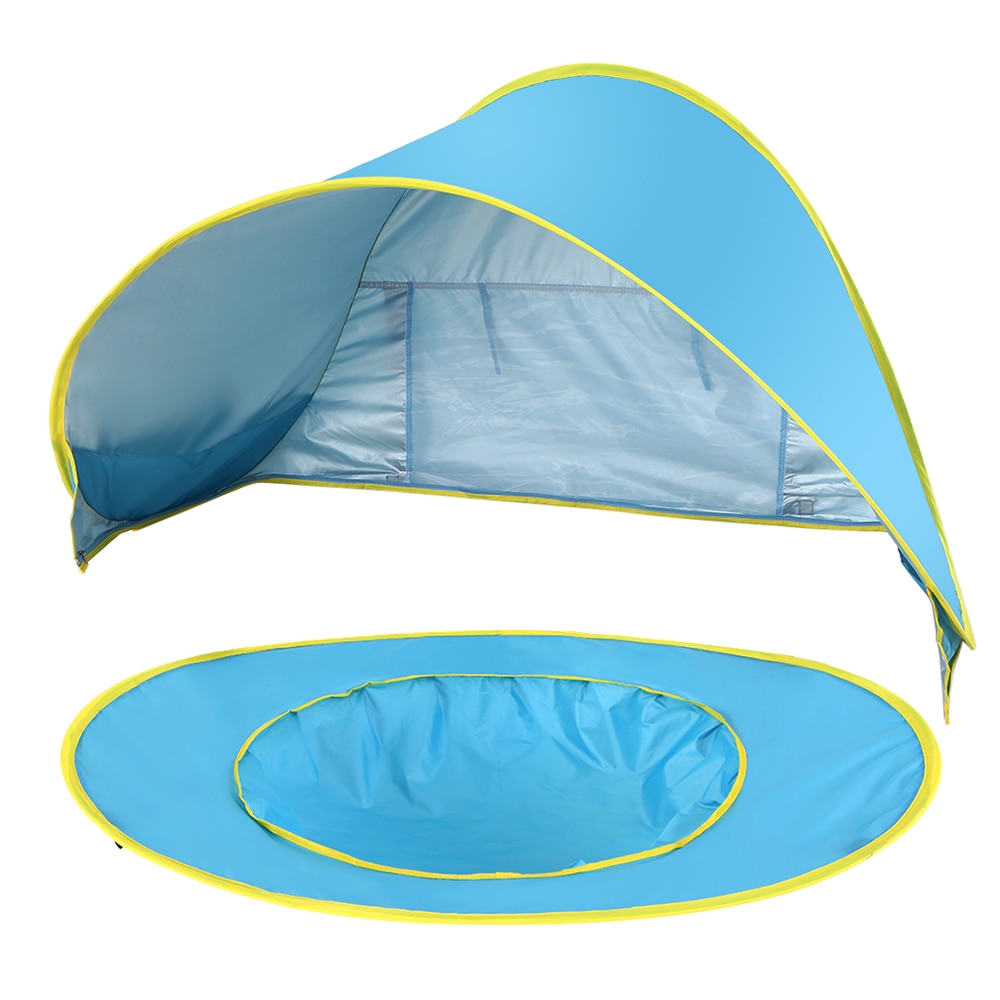 Piscina refugio solar para niños y bebés tienda de campaña para la playa, toldo, tienda de acampada, impermeable, Anti-UV, piscina de bolas portátil